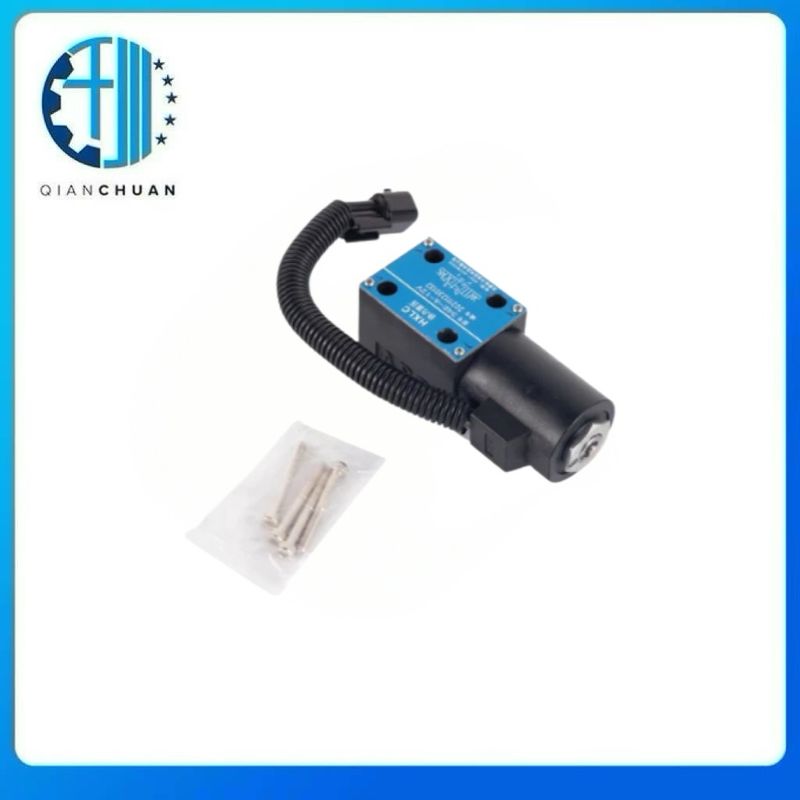 12V Solenoid Valve 3EC-15-38310  For Komatsu FD35-7 FD40-7 FD45-7 FD50A-7 FD70-7 Forklift Spare Parts